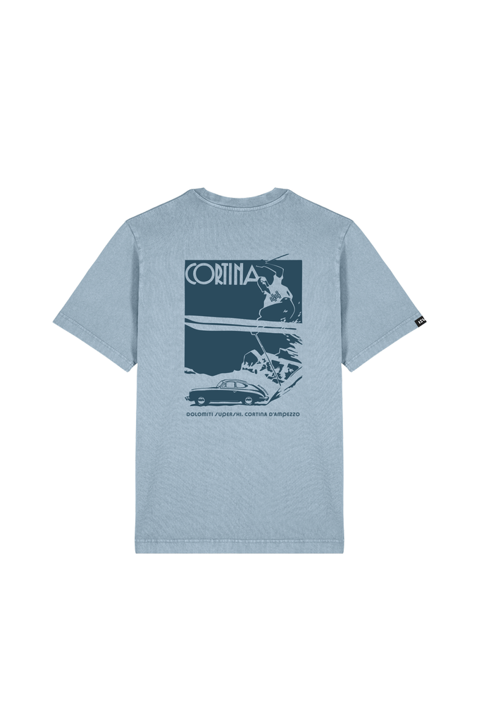 T-shirt oversize Cortina d’Ampezzo in cotone biologico