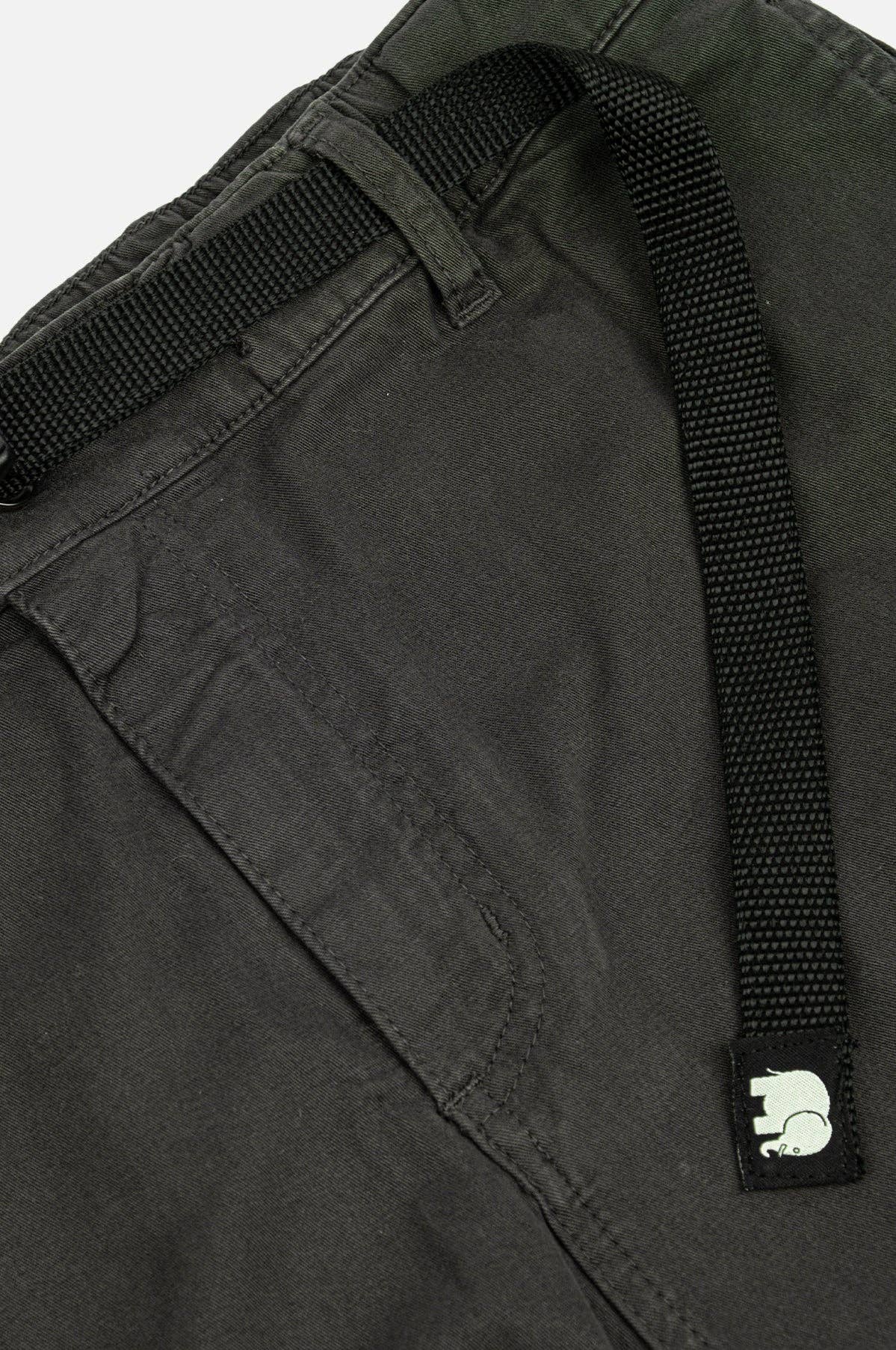 Pantaloni da arrampicata in cotone Ecodye grigio scuro