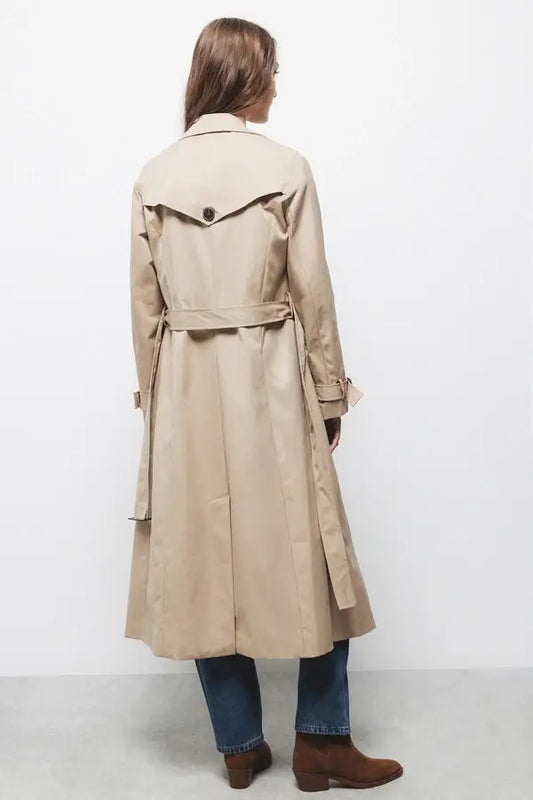 Trench classico doppiopetto con cintura