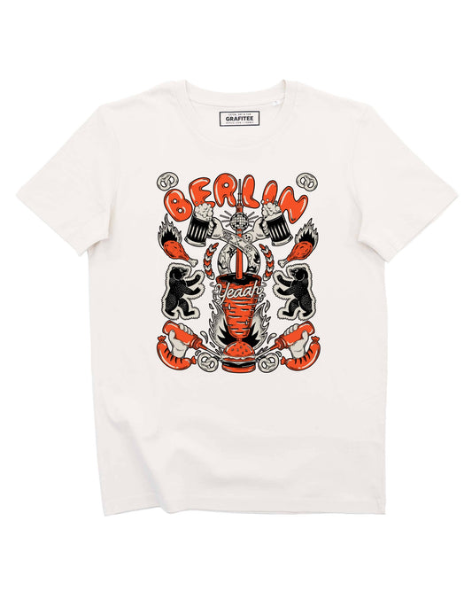T-shirt Berlino con stampa in cotone biologico