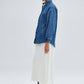 Giacca bomber oversize in denim