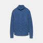 Maglione a collo alto in maglia strutturata