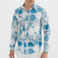 Camicia slim fit stampata premium