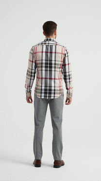 Camicia slim fit a quadri tartan