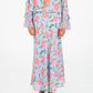 Gonna lunga in chiffon a fiori Floralis