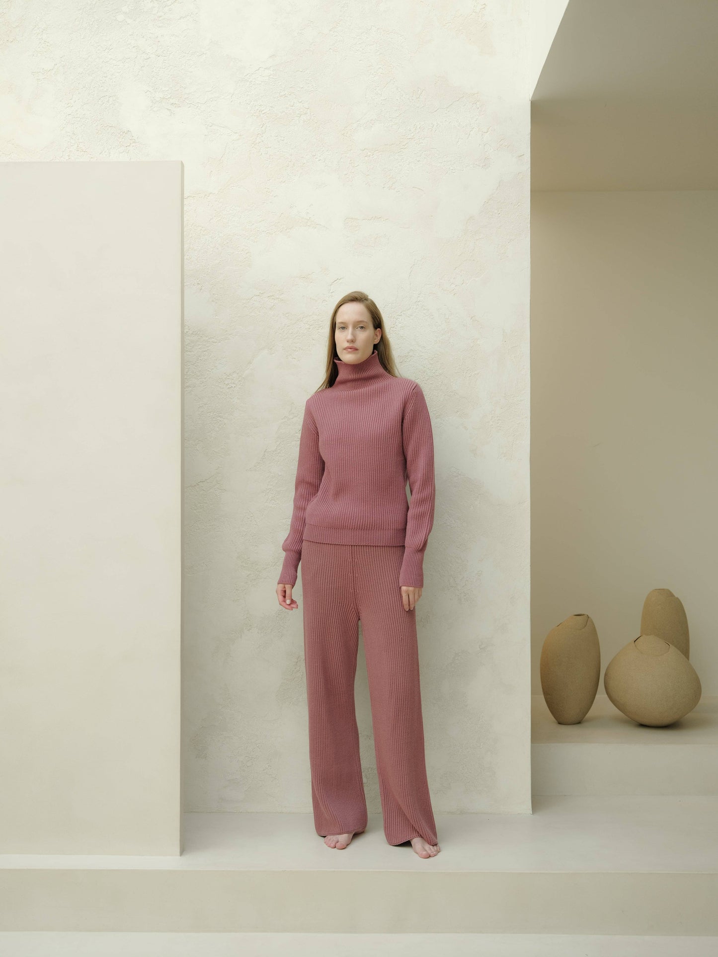 Maglione dolcevita in lana merino extrafine
