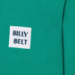 Felpa unisex verde in cotone biologico