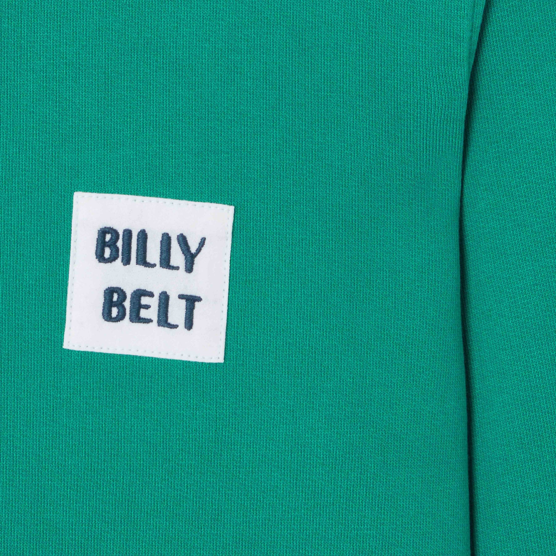 Felpa unisex verde in cotone biologico