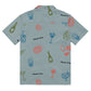 Camicia da piscina oversize unisex "Dolce Vita" con stampa