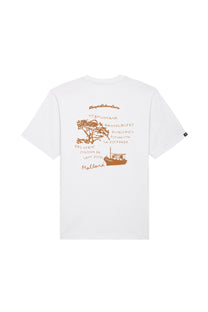 T-shirt in cotone biologico con stampa Mallorca