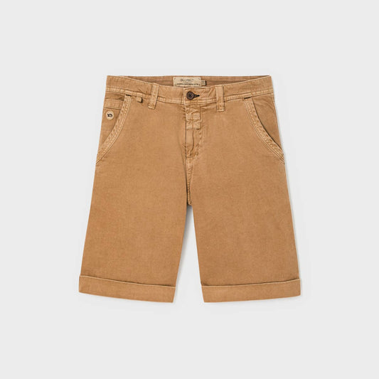 Bermuda in cotone biologico beige