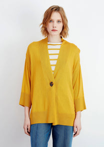 Cardigan in maglia di viscosa