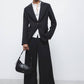 Pantaloni a Gamba Larga con Zip Laterale