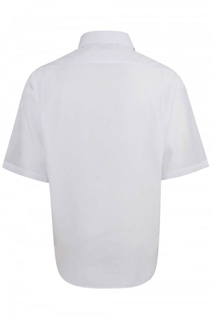 Camicia bianca taglie forti a maniche corte