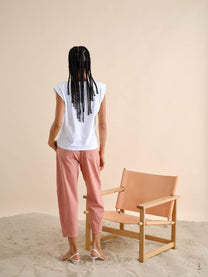 T-shirt ricamata con ombrelli