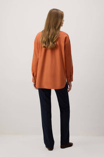 Camicia oversize in cotone