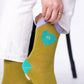Calzini in cotone pettinato con cuore glitterato
