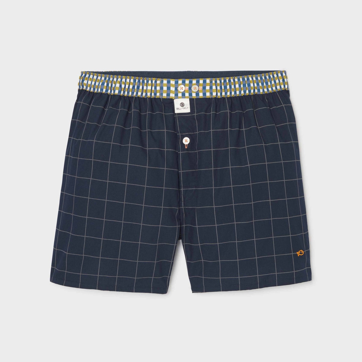 Boxer classici in cotone biologico a quadri