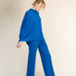 Poncho asimmetrico in misto cashmere