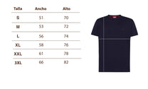 T-shirt premium antimacchia nera con dettagli blu