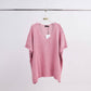 Maglione corto in maglia metallizzata con maniche corte