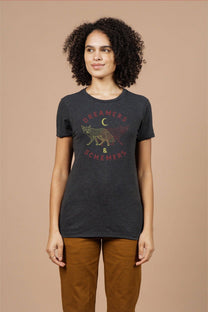 T-shirt donna Dreamers & Schemers nera