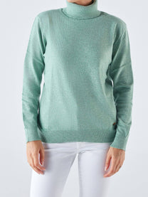 Maglia dolcevita in misto lana e cashmere