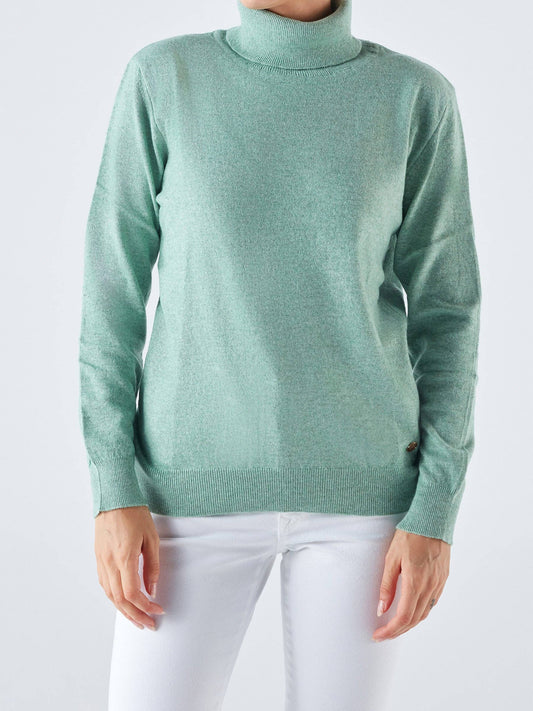 Maglia dolcevita in misto lana e cashmere