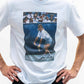 T-shirt Agassi Legend con foto vintage di tennis