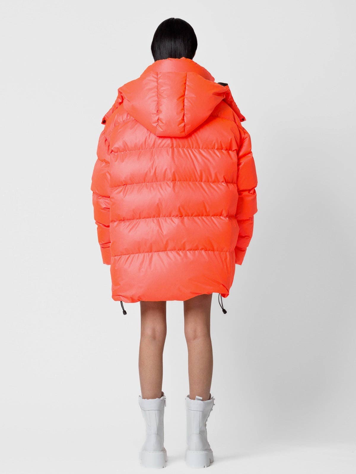Parka oversize con cappuccio rimovibile
