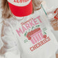 Felpa oversize con stampa ciliegie Farmer’s Market