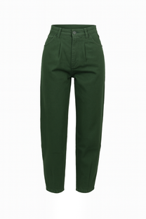 Pantaloni Peg in Twill di Cotone