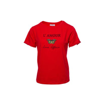 T-shirt L’Amour con Farfalla