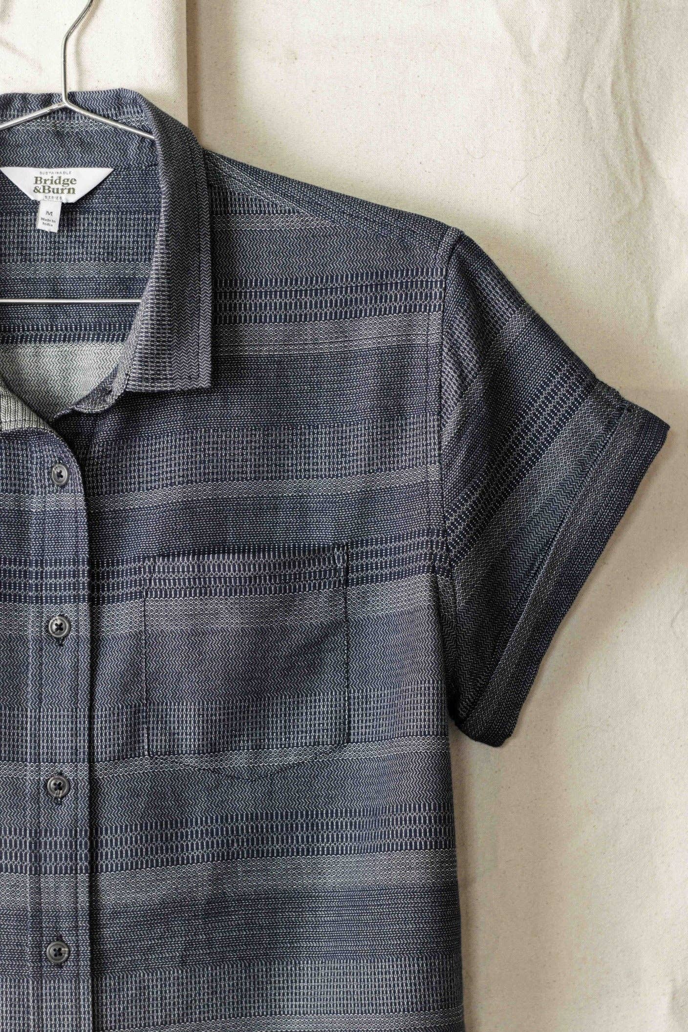 Camicia Bea in cotone biologico a righe