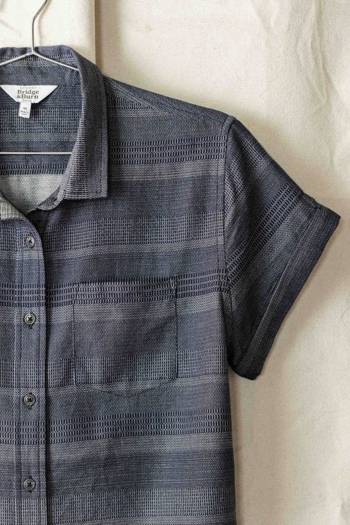 Camicia Bea in cotone biologico a righe