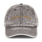 Cappello vintage “Cacio e Pepe” ricamato