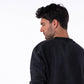 Felpa in cotone biologico Winter nera