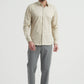 Camicia in cotone compatto avorio