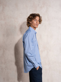Camicia Oxford uomo in cotone misto