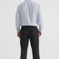 Camicia bianca a fantasia comfort fit