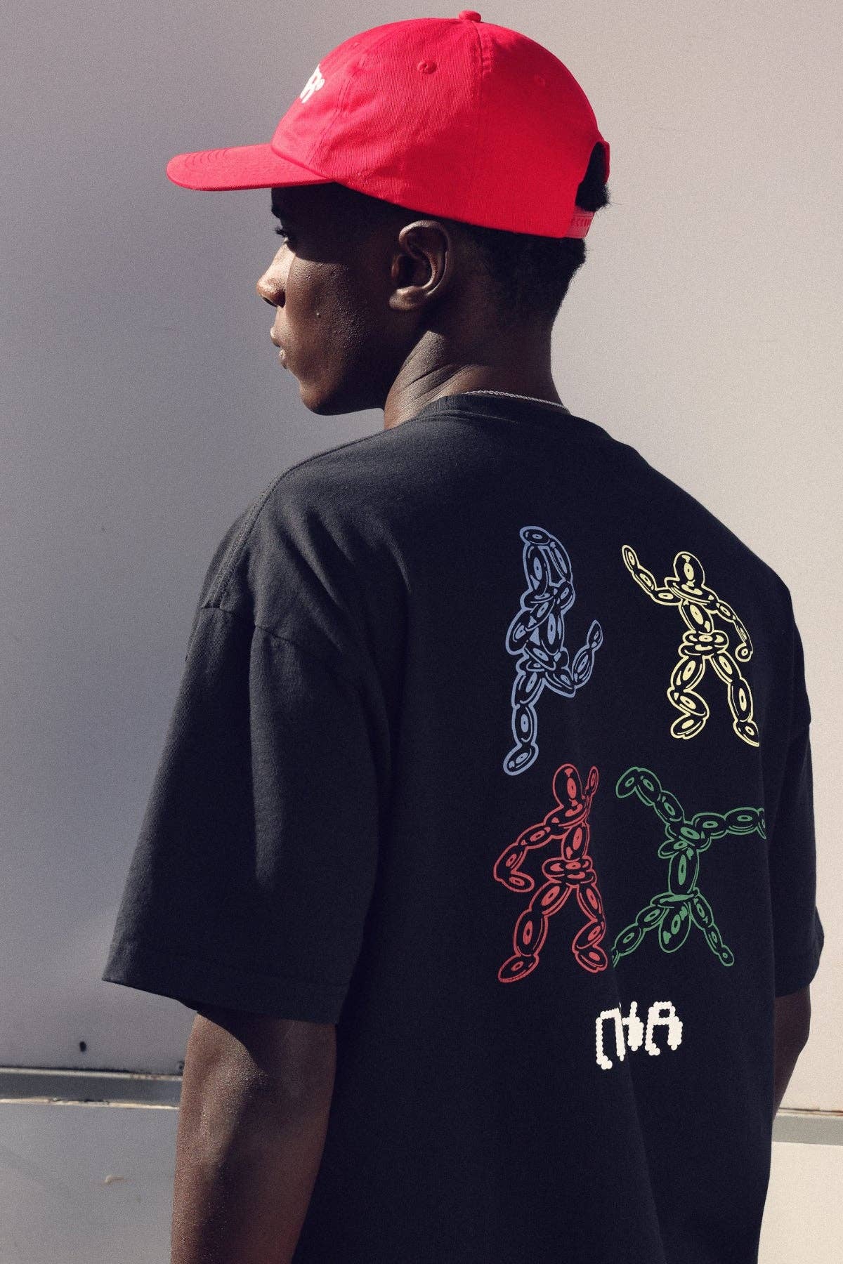 T-shirt oversize con stampa Vinyl Dancer