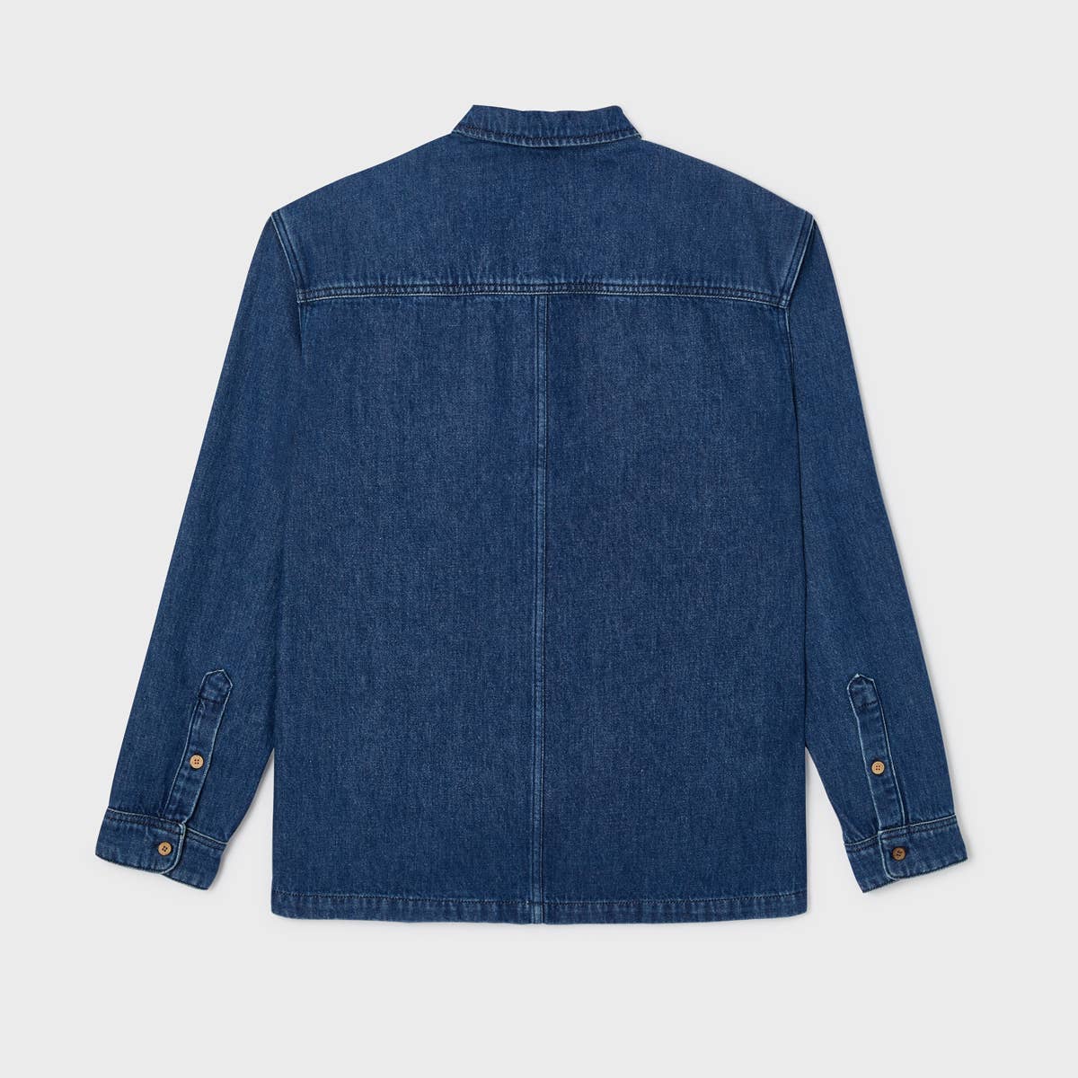 Overshirt in denim stone wash