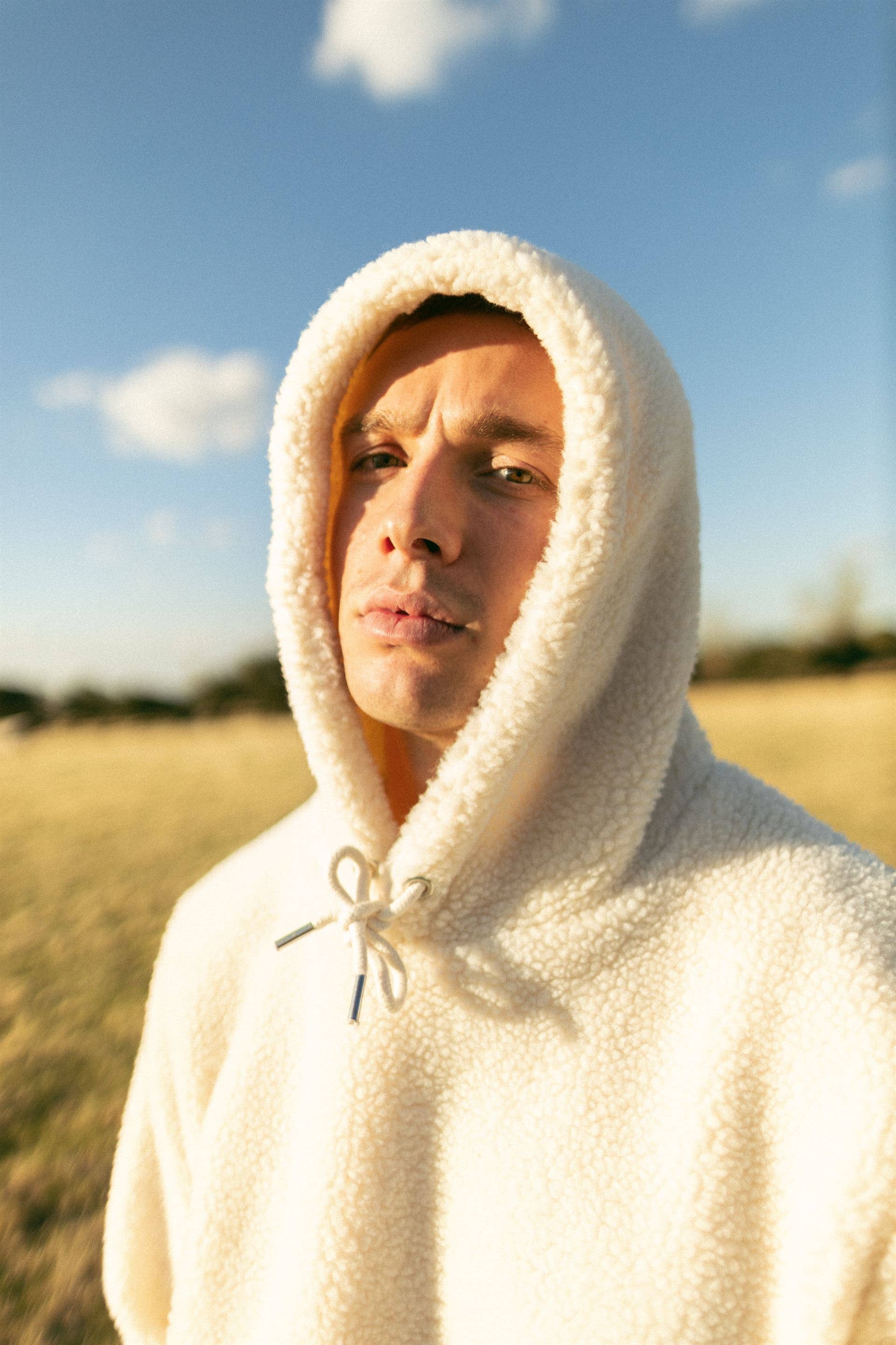 Felpa hoodie Snugger in poliestere riciclato