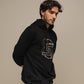 Felpa con cappuccio da uomo con stampa logo