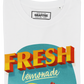 T-shirt Fresh Lemonade in cotone biologico con grafica colorata