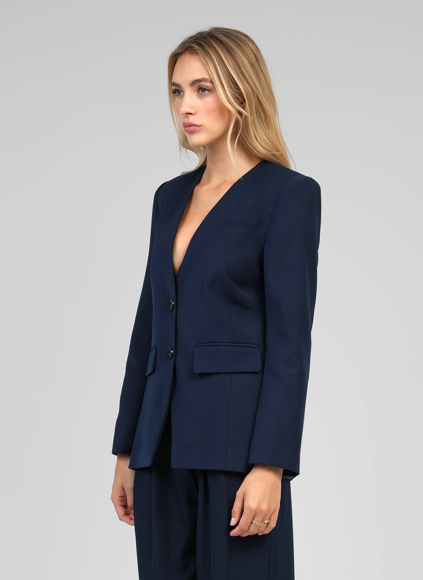 Blazer Zinon blu marino da donna