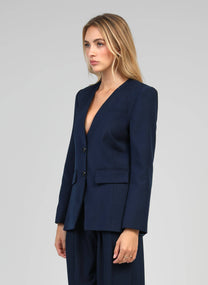 Blazer Zinon blu marino da donna