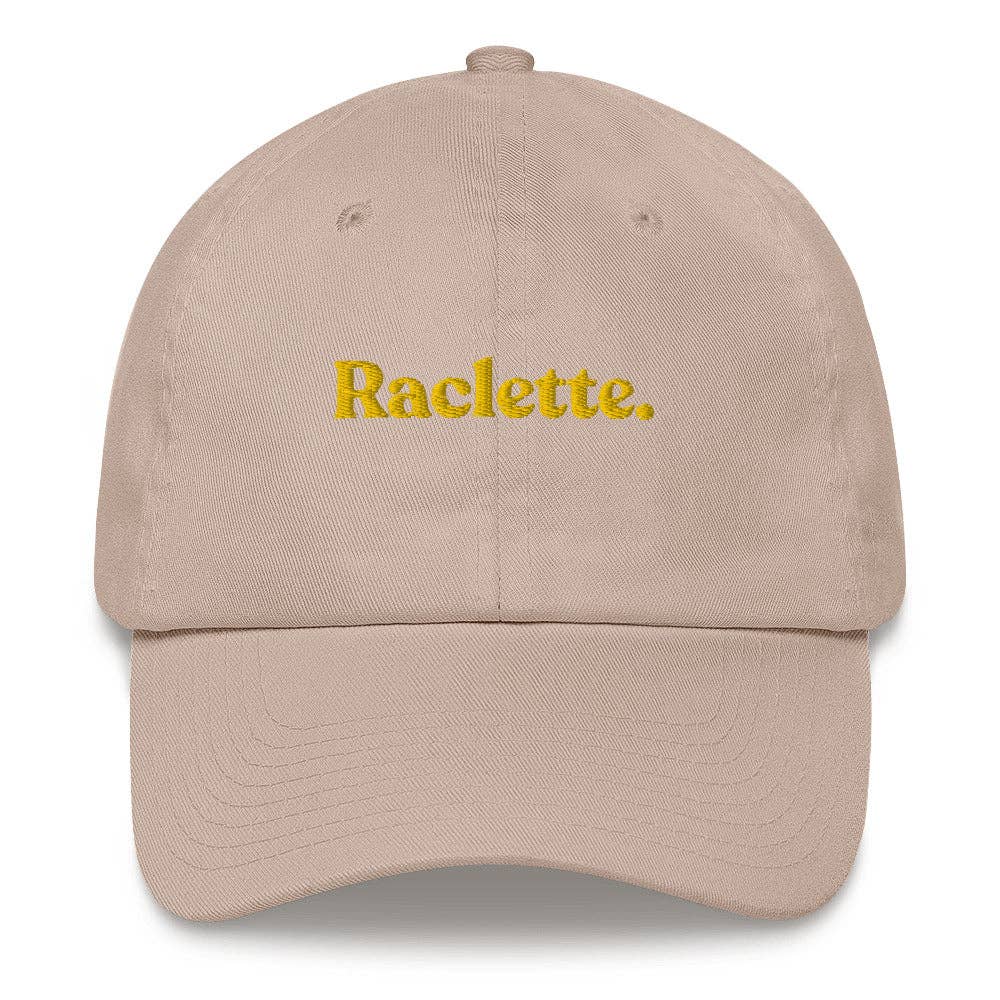 Cappellino baseball in cotone con ricamo “Raclette”