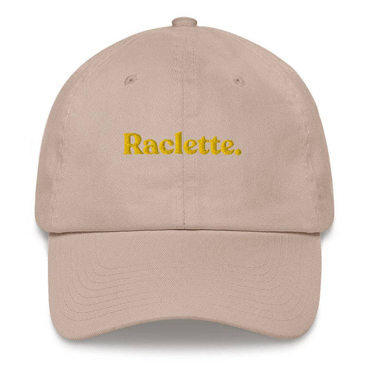 Cappellino baseball in cotone con ricamo “Raclette”