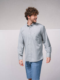 Camicia Oxford uomo a manica lunga